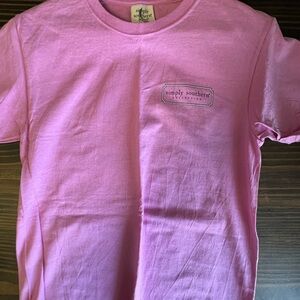 Simply Southern  Light Pink Tee